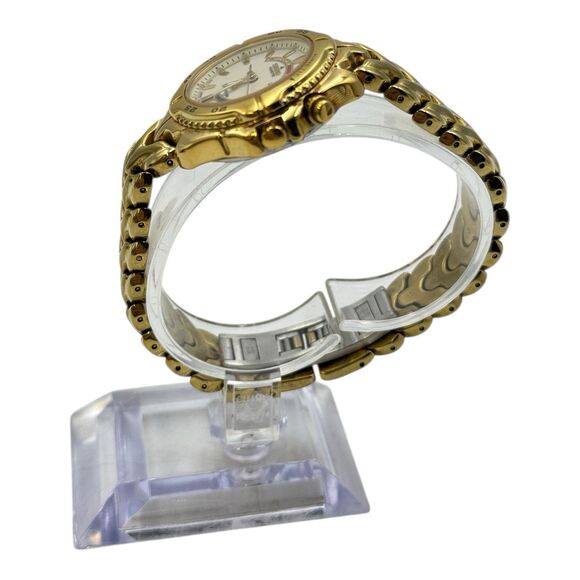 Vintage Seiko Kinetic 3M22-0B99 Sport 100 Women Gold Watch Water Resistant 10Bar main image 5